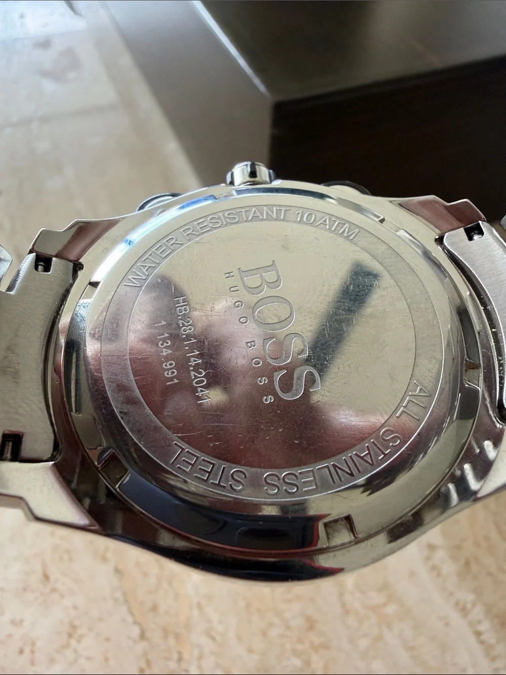 Hugo BOSS Men’s Watch All Stainless Steel Like New!